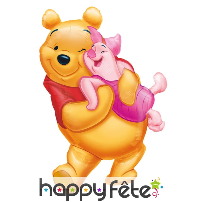 Ballon en forme de Winnie et Porcinet