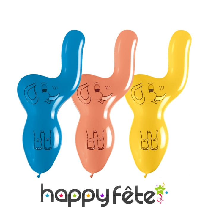Ballons en forme d'éléphant