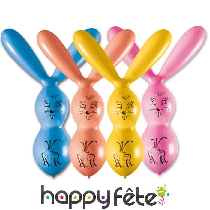 Ballons en forme de lapin