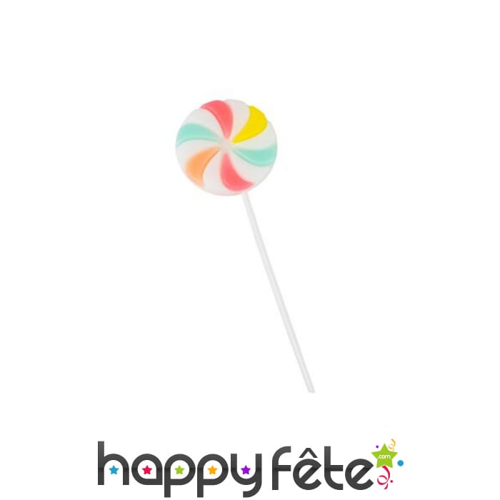 Bougie en forme de sucette de 10,5 cm