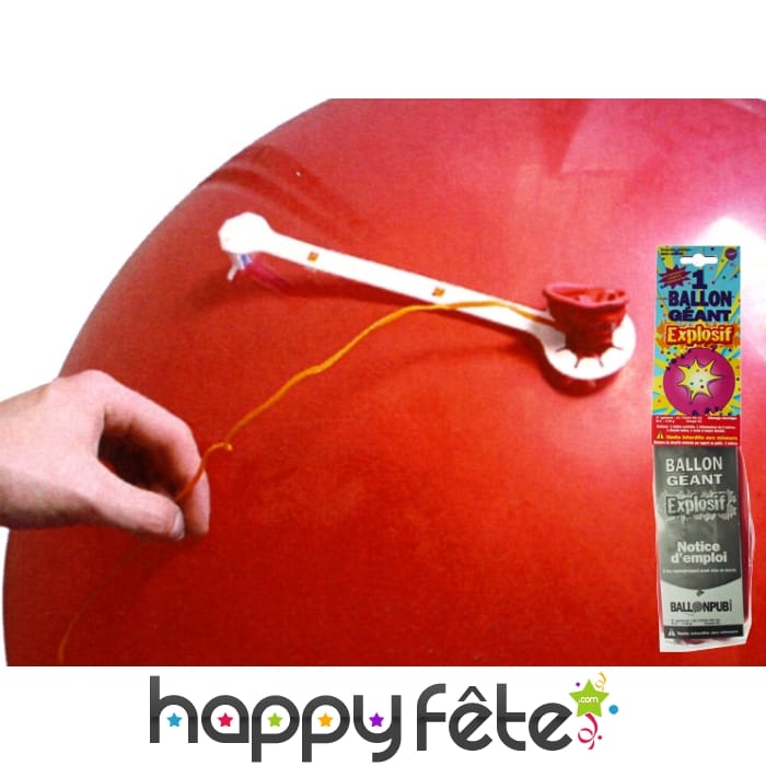 Ballon explosif geant complet