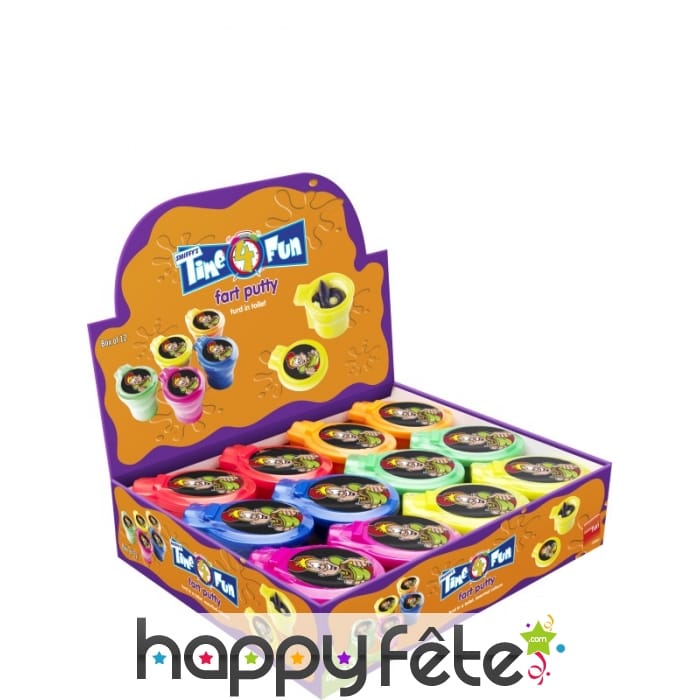 Boîte excréments gluants toilettes