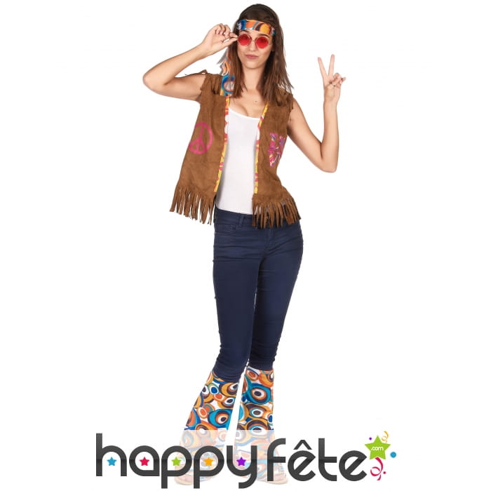 Bandeau et jambières style hippie