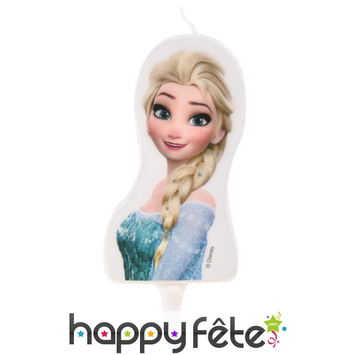 Bougie Elsa La Reine des Neiges de 7,5cm