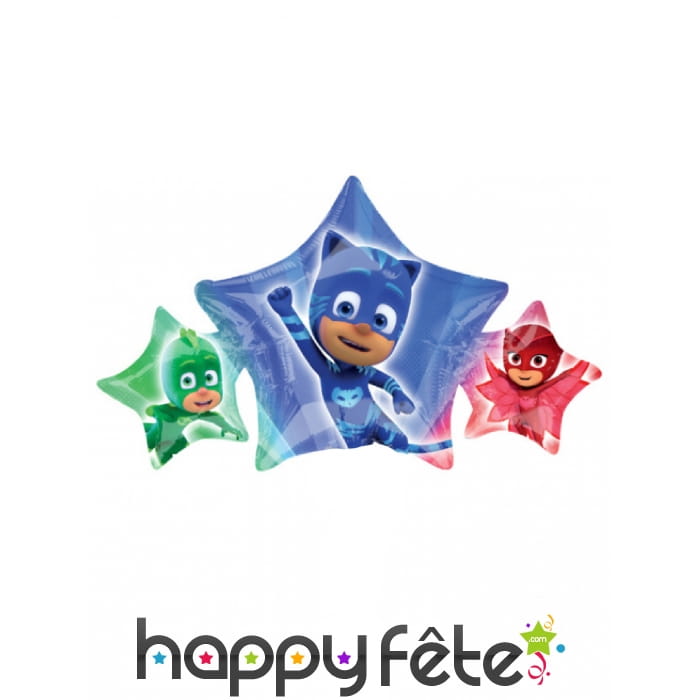 Ballon étoile Pyjamasques en alu de 43cm