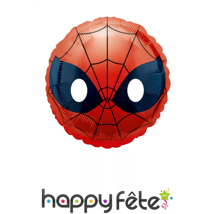 Ballon émoji tête de Spiderman, 23cm