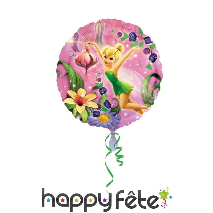 Ballon Fée Clochette rond de 43 cm