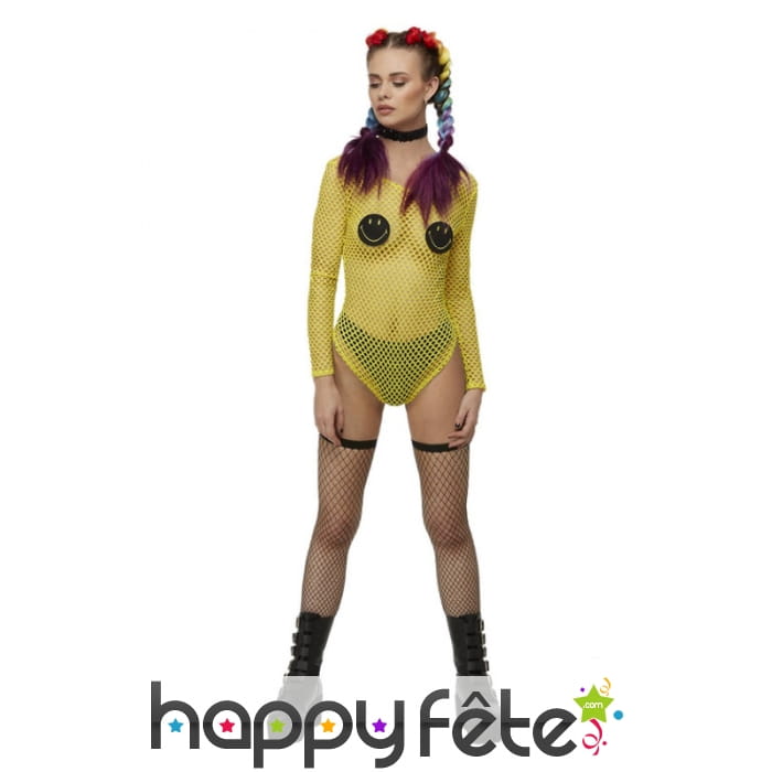 Body filet jaune Smiley