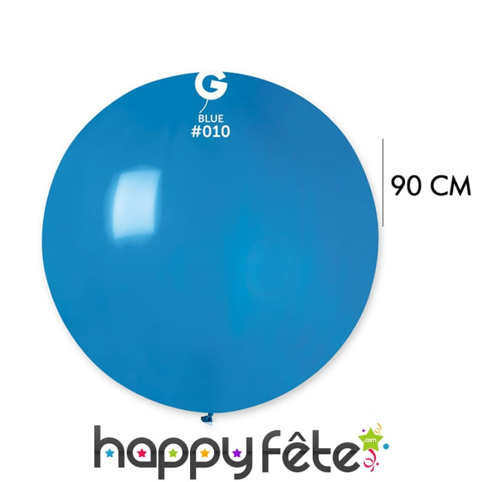 Ballon géant bleu de 90cm