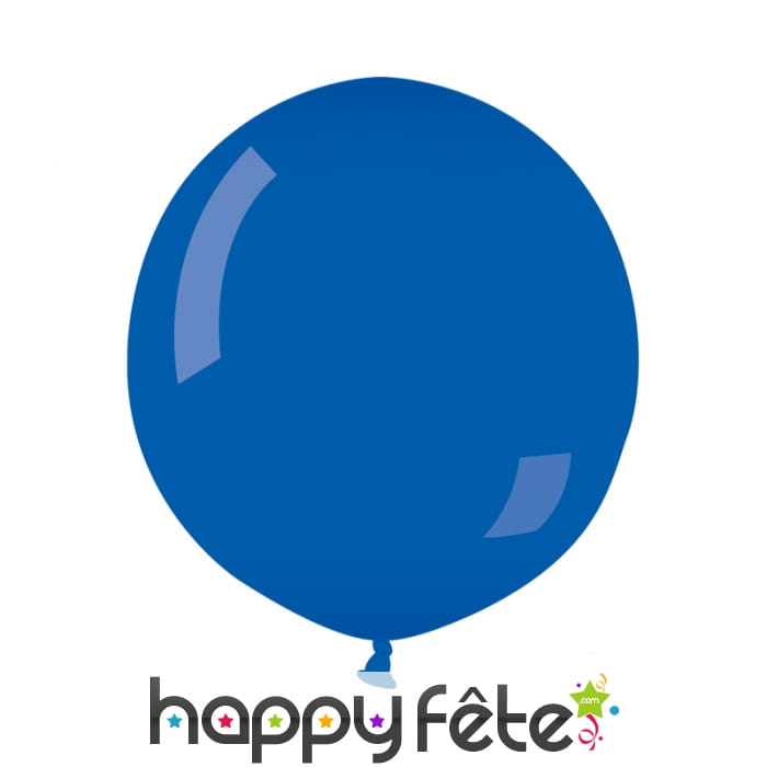 Ballon géant bleu moyen de 64cm