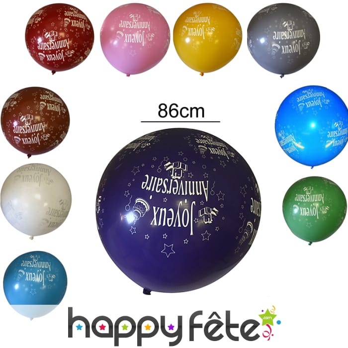 Ballons géant joyeux anniversaire
