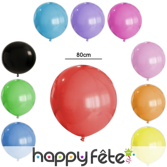 Ballon géant rond de 80cm