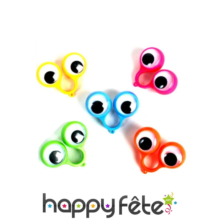 Bague gros yeux rigolos pour enfant
