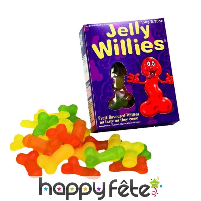 Bonbons gélifiés zizi