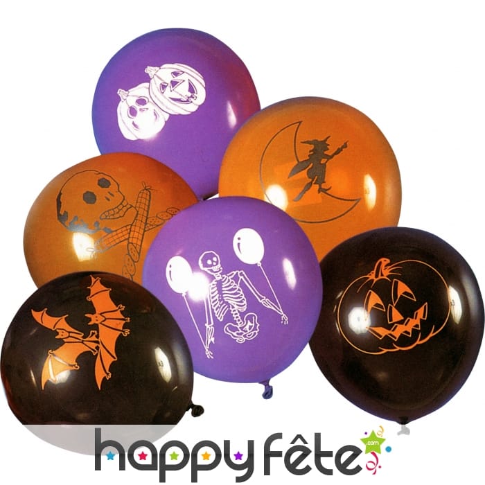 Ballons halloween assorti