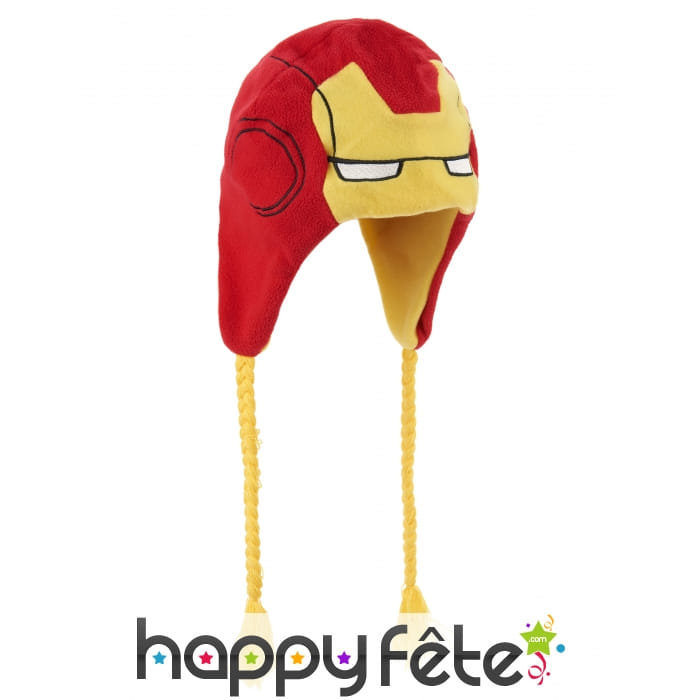 Bonnet haut de tête Iron Man