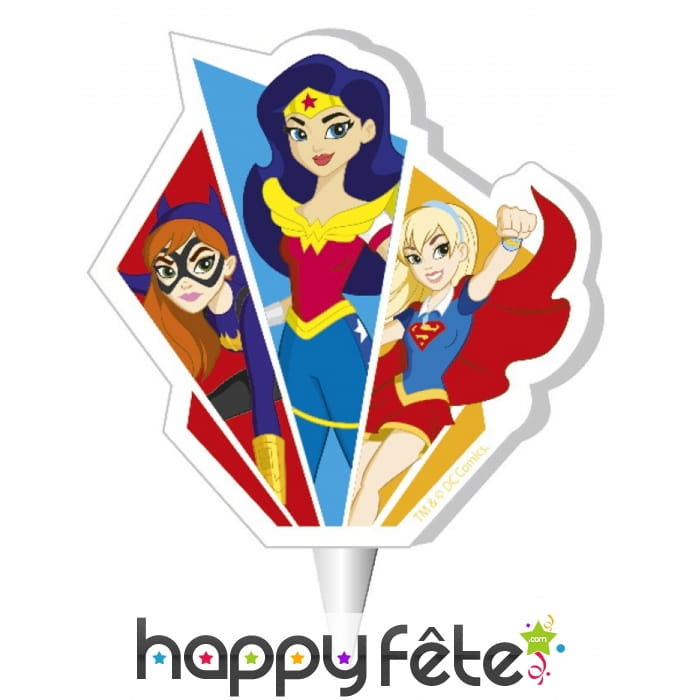 Bougie Hero Girls de 7,5cm