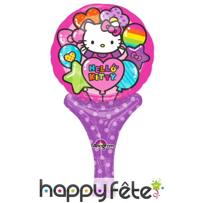 Ballon hello kitty de 15 x 30cm