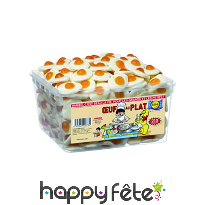 Bonbon haribo oeuf au plat