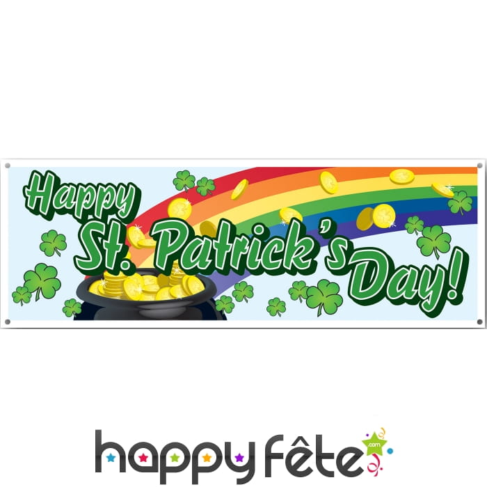 Banderole Happy Saint-Patrick's Day