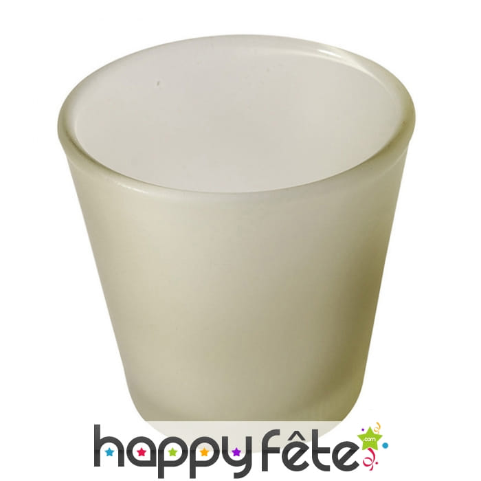 Bougeoir ivoire de 65 mm