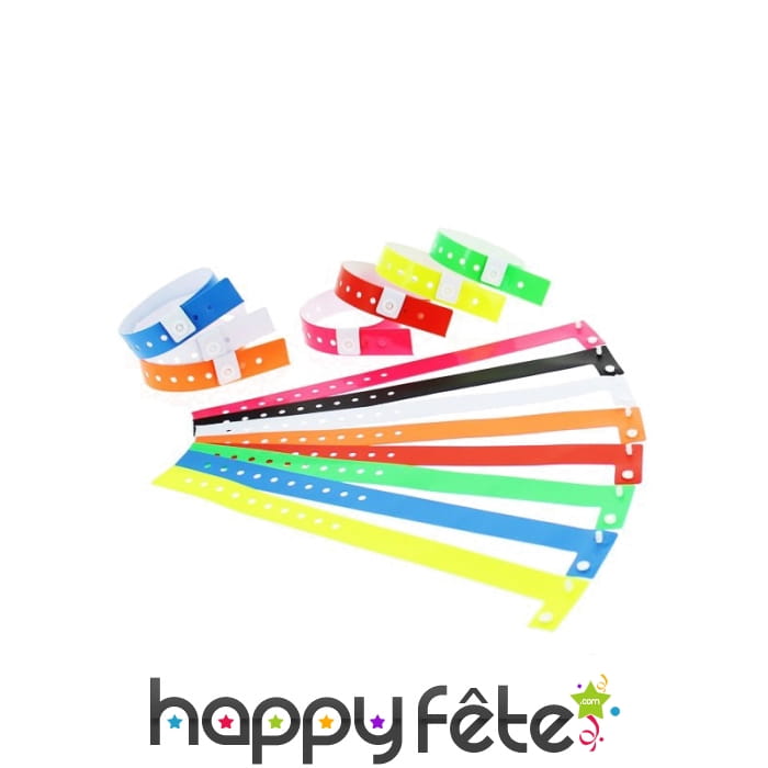 Bracelets inviolables en vinyle