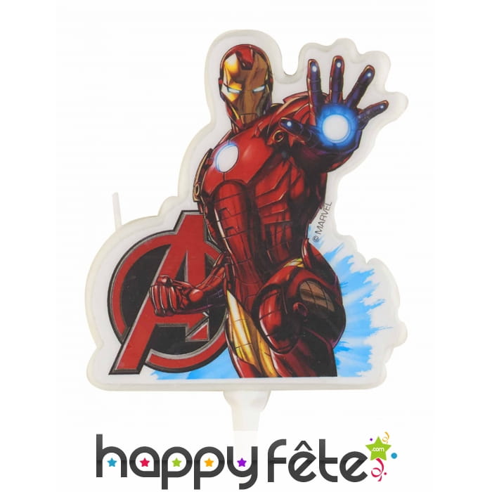 Bougie Iron Man, Avengers de 9cm