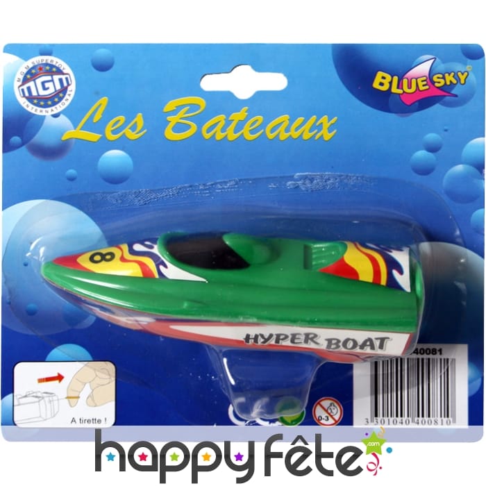 Bateau jouet à tirette