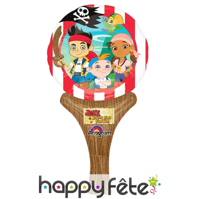 Ballon jake et les pirates de 15 x 30cm