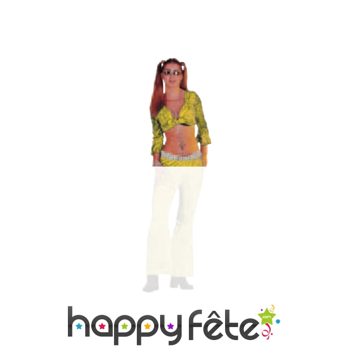 Bolero jaune en velours taille 40