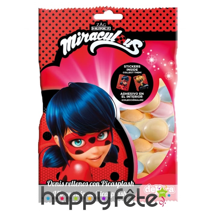 Bonbons Ladybug avec stickers, 246g