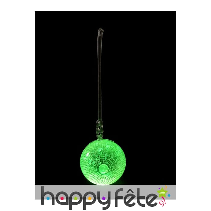 Boulle lumineuse avec queue élastique