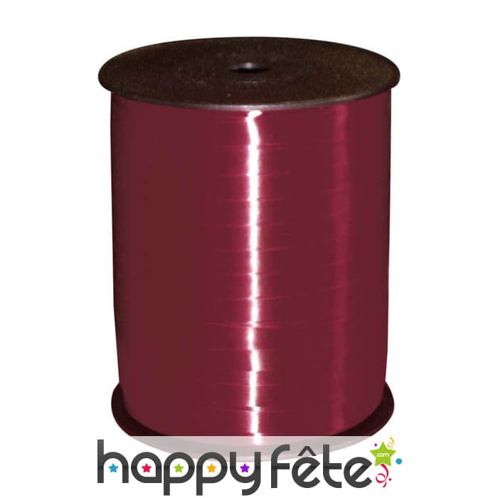 Bolduc lisse bordeaux