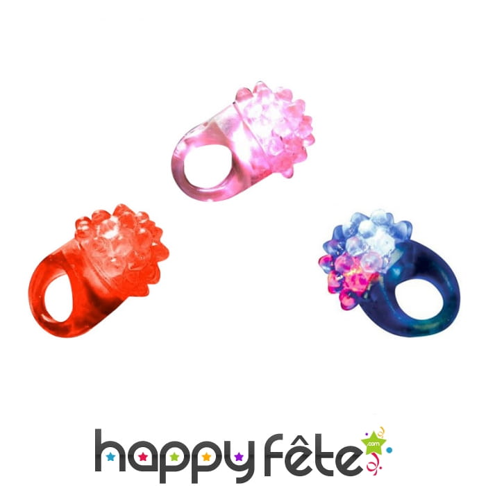 Bague LED en plastique mou