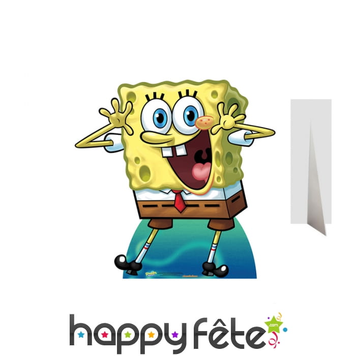 Bob l'éponge taille réelle en carton plat