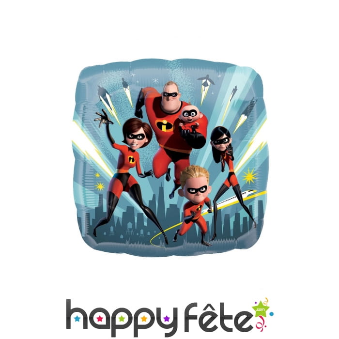 Ballon Les Indestructibles à l'action carré, 23 cm