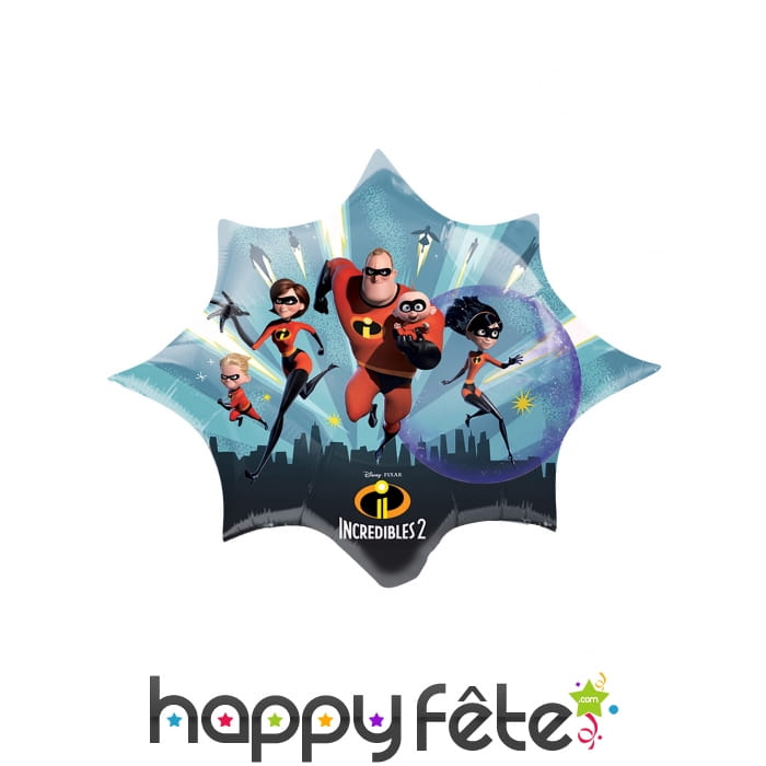 Ballon Les Indestructibles en forme d'étoile, 30cm