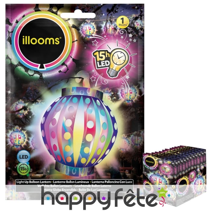 Ballon lanterne lumineuse led