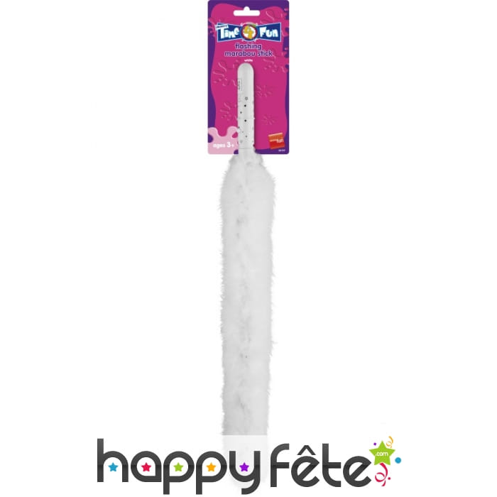 Bâton marabou blanc