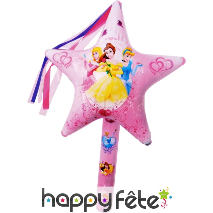 Baguette magique disney princess gonflable