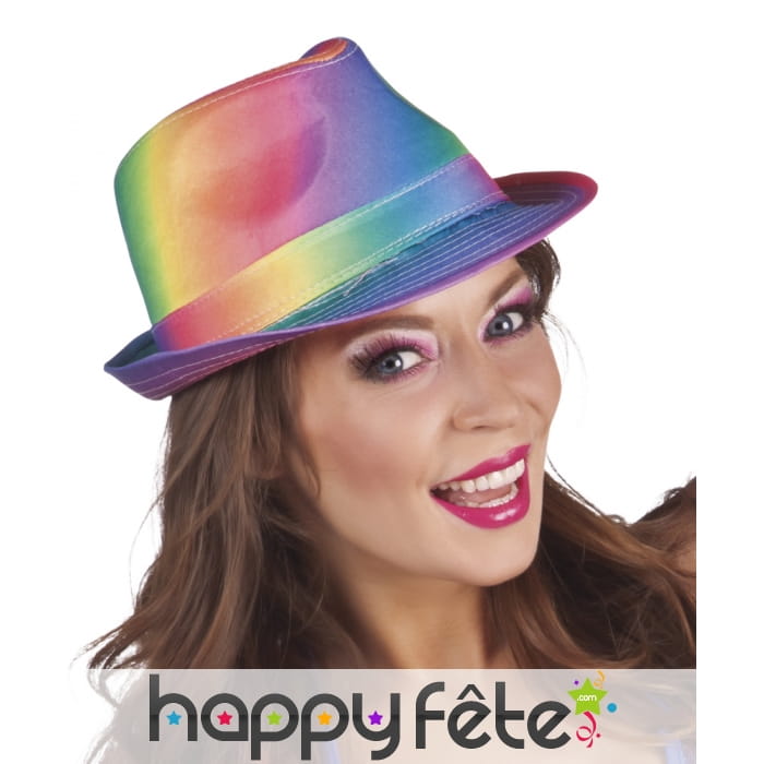 Borsalino multicolore dégradé