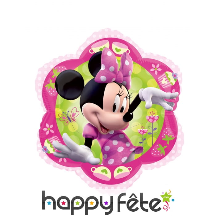 Ballon Minnie en forme de fleur de 46 cm