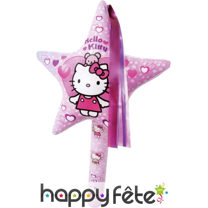Baguette magique hello kitty gonflable