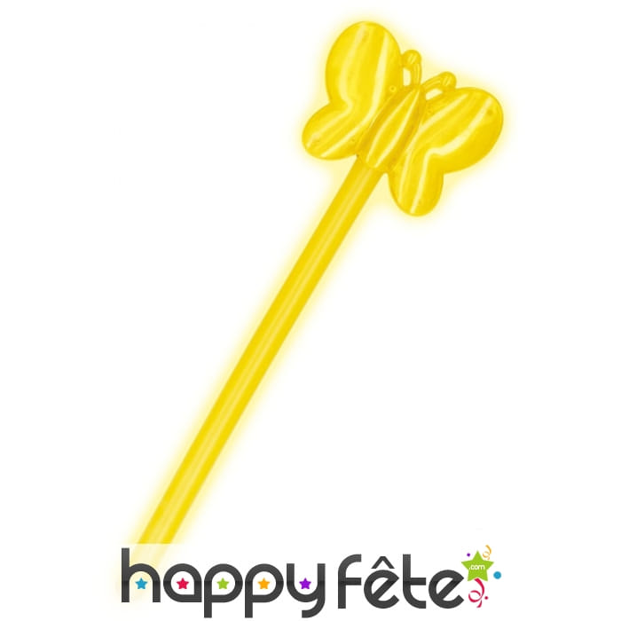 Baguette magique lumineuse papillon