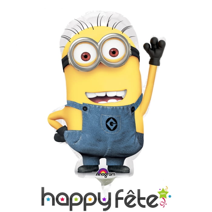 Ballon minion sur tige