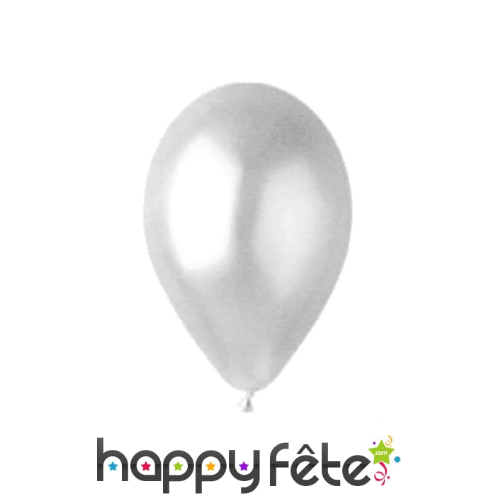 Ballons nacres argent
