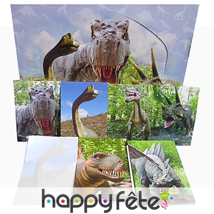 Bloc note avec couverture dinosaure