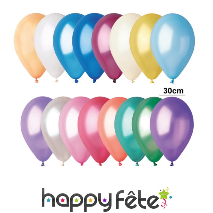 Ballon nacré de 30cm