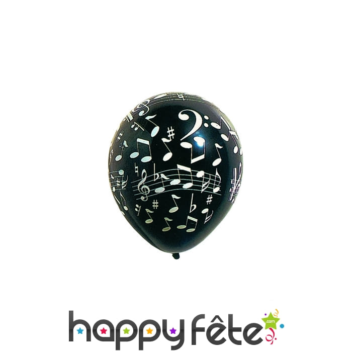 Ballons notes de musique