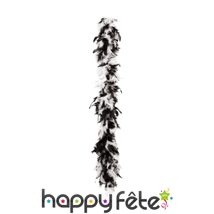 Boa noir et blanc de 1.8m